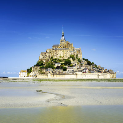 Mount St. Michael - Wrapped Canvas Print