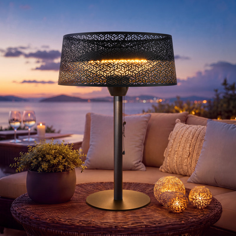 Chauffe-terrasse électrique portatif 1500W