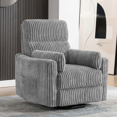 Power Lift Recliner Chair, Round Plush Modern Electric Lounge Chair, Sturdy For Living Room, Bedroom by Inbox Zero