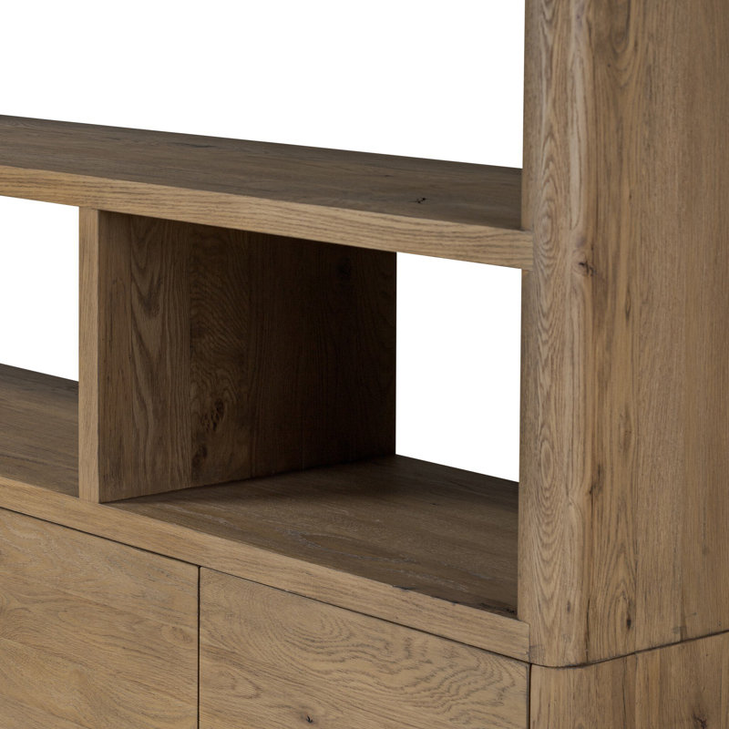 Noeline Bookcase, Worn Oak