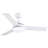 42 in.  Indoor White Smart Ceiling Fan With Bright White Integrated LED, Work With Tuya APP and Voice Assistant-129079177