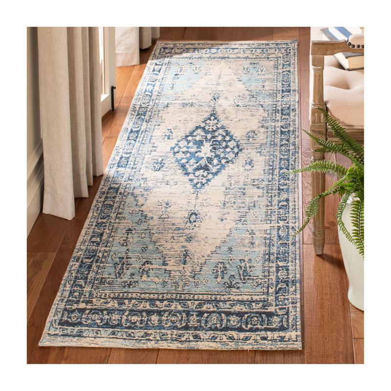 Tapis oriental performance rétro classique Grassingt, Tapis de couloir 2 pi 3 po x 8 pi