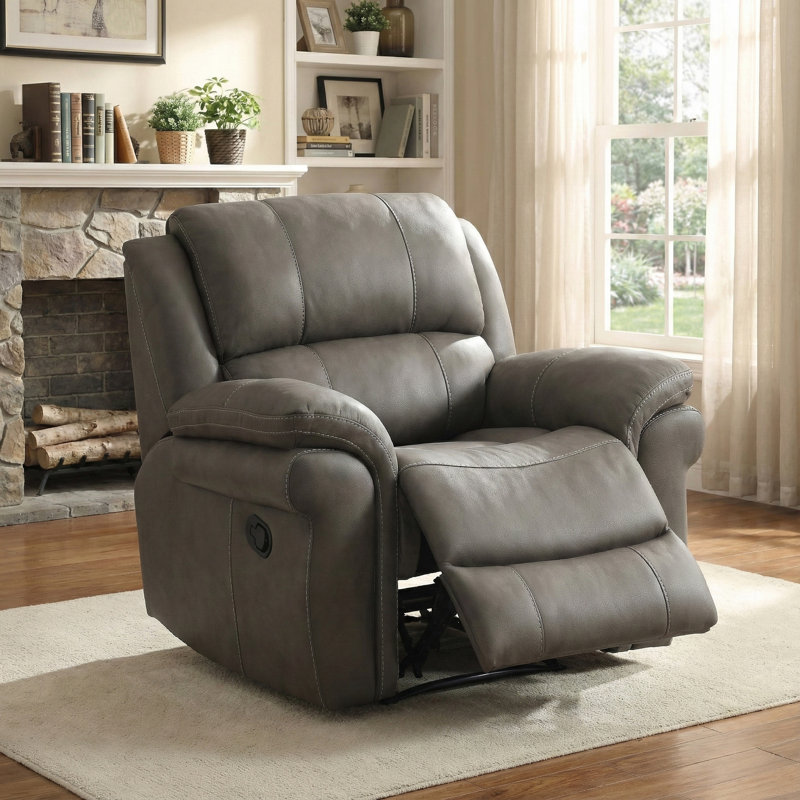 Bettymae 110cm Wide Standard Recliner, Grey