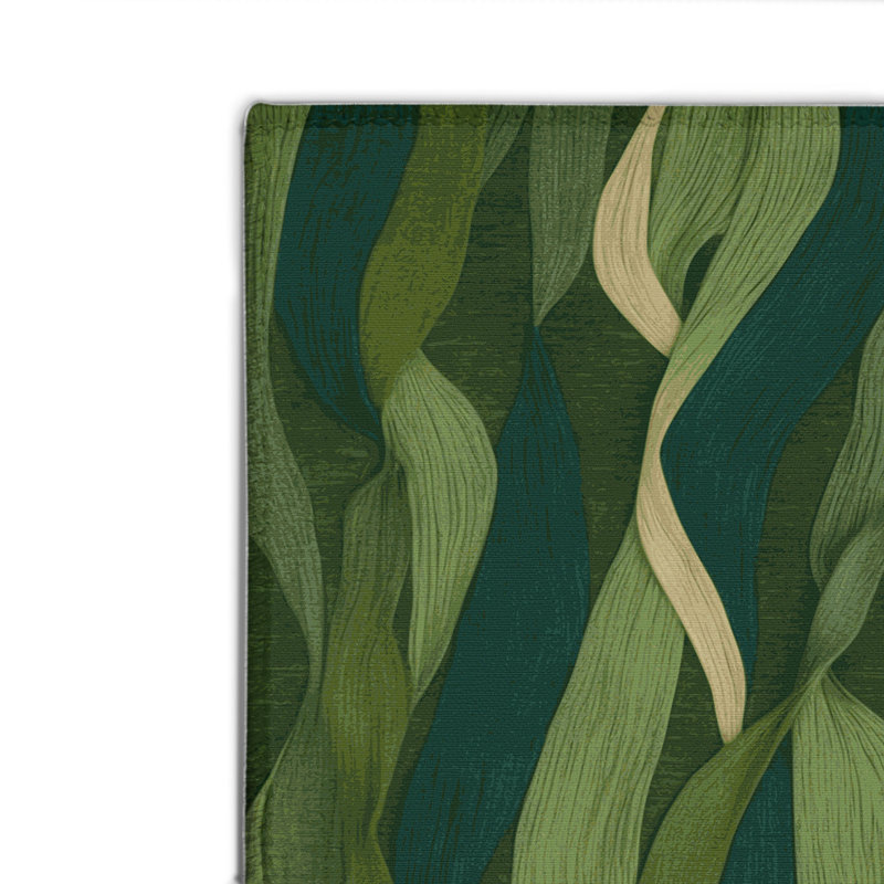 Tapis d'intérieur et d'extérieur vert Nature