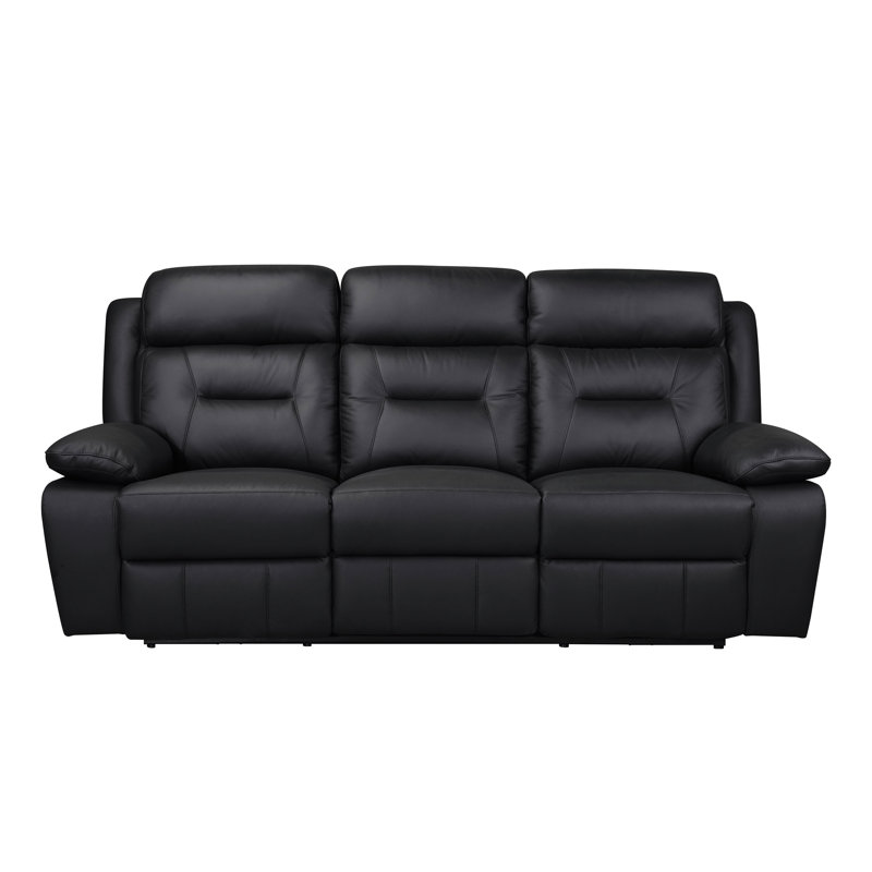 Canapé inclinable électrique, noir, Black