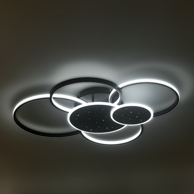 Autiana LED Flush Mount, 12cm H x 83cm W x 66cm D