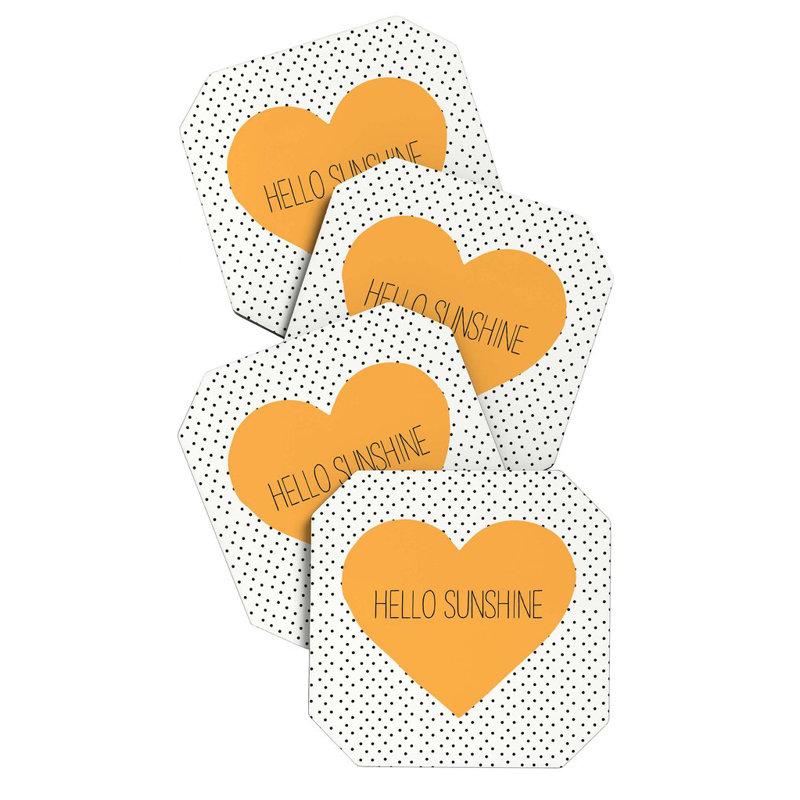 Sous-verre coeur allyson johnson hello soleil