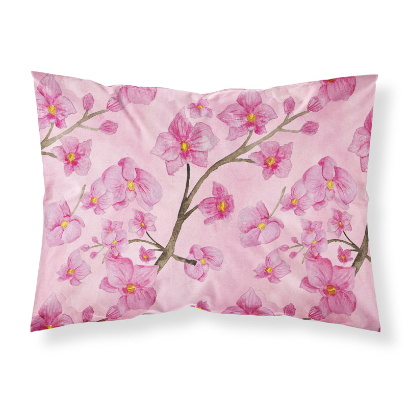 Taie d’oreiller floral aquarelle