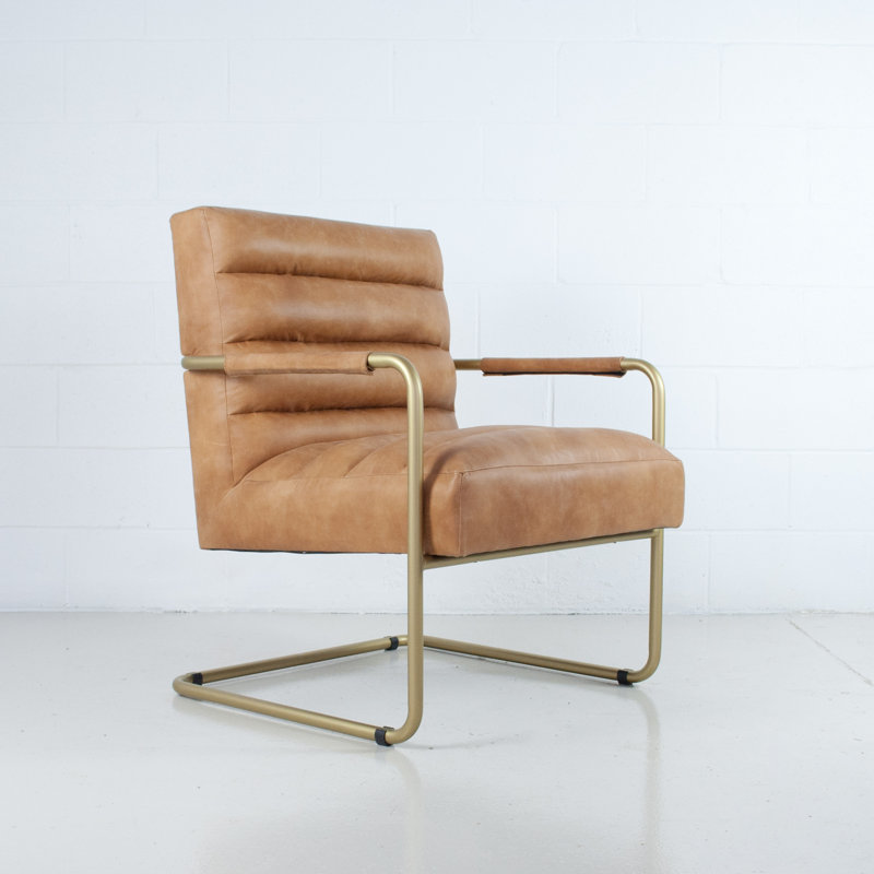 Chaise et demi Danford, Brun clair