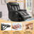 Breathable Leather Dual Motor Assist Power Lift Recliner Chair With Heating And Massage, Lay Flat Power Recliner For The Elderly-1216537715