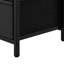 2-Drawer Nightstand with Charging Station & RGB Light Strip, Fabric Drawers-1175805898
