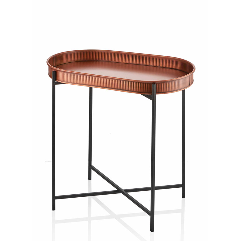 Nailsea End Table, Copper
