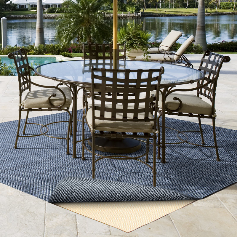Garlock 0.2'' Thick Non Slip Rug Pad, Rectangle 4' x 6'