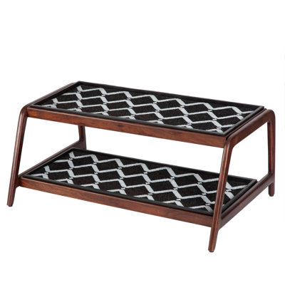 Solid Wood Boot Tray with Non-Slip Base – Waterproof Shoe Storage Cabinet for Entryway, Mudroom & Hallway