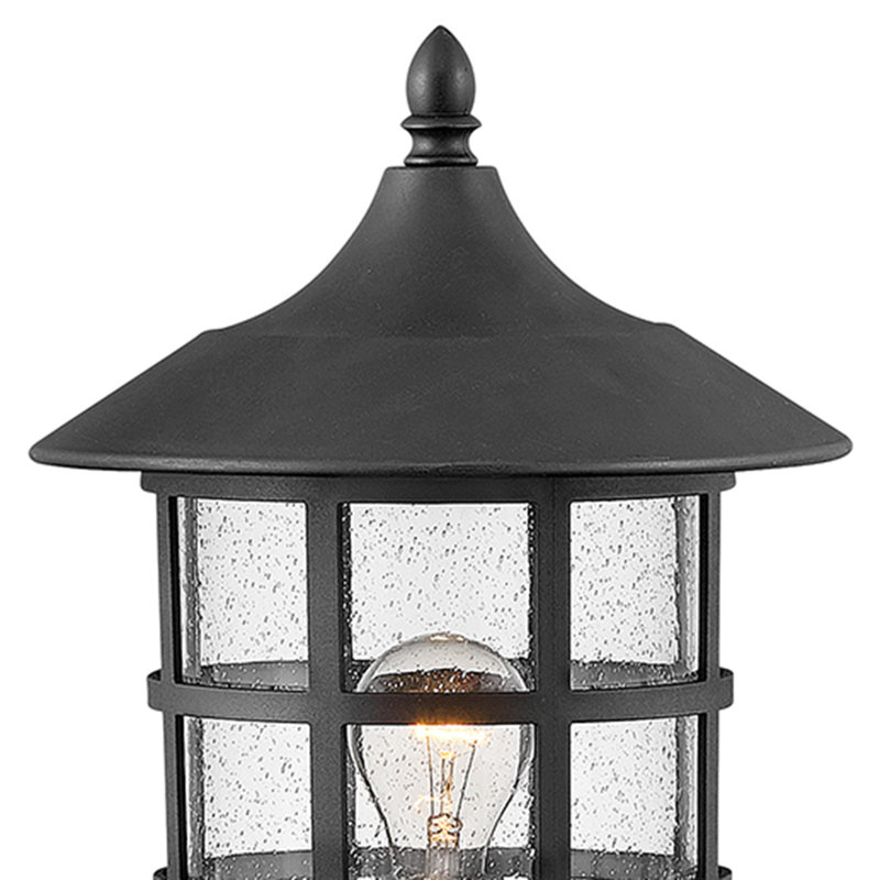 Freeport Outdoor 1-Light Lantern Head, Textured Black