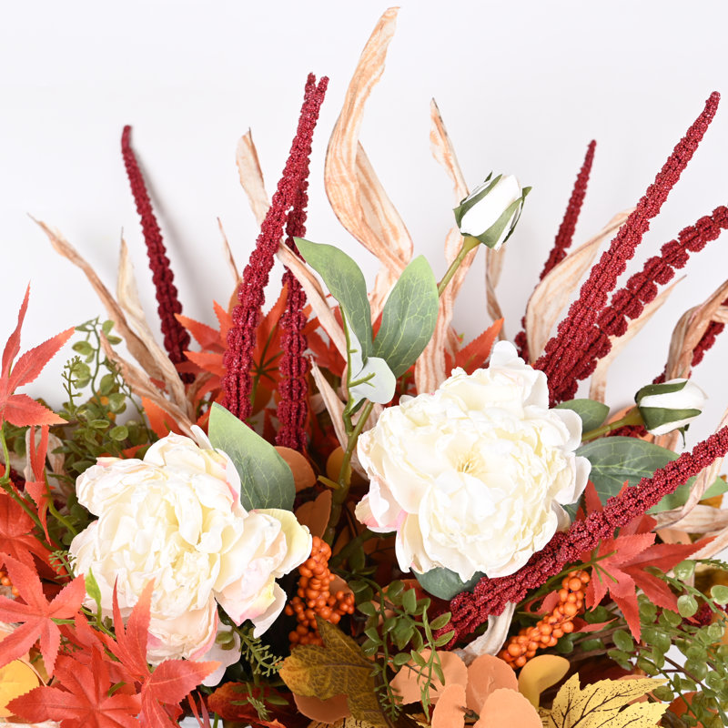 Artificial Floral Arrangement in Pot, Beige