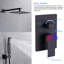 Ensemble de robinet de douche à pluie avec pomme de douche à main haute pression 10 pouces-96149973