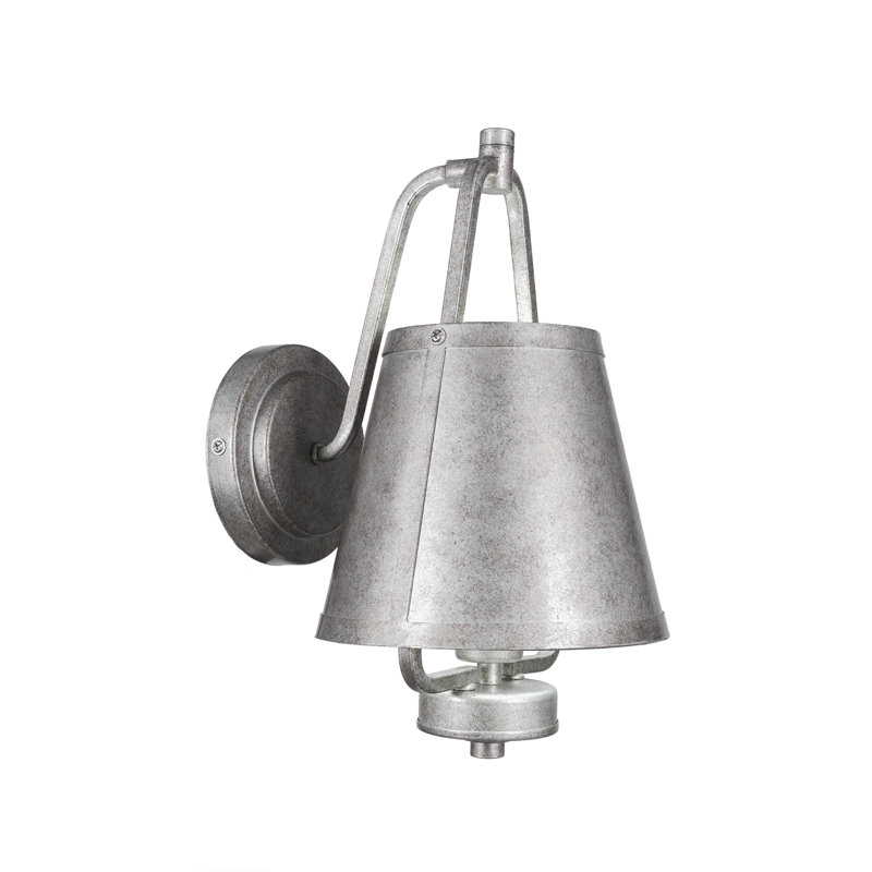 Applique murale 1 lumière Blythdale Sonora, Argent vieilli