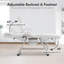 Fauteuil de massage professionnel avec hauteur réglable et tabouret hydraulique pour la beauté, le coiffeur et le spa, blanc-979466459