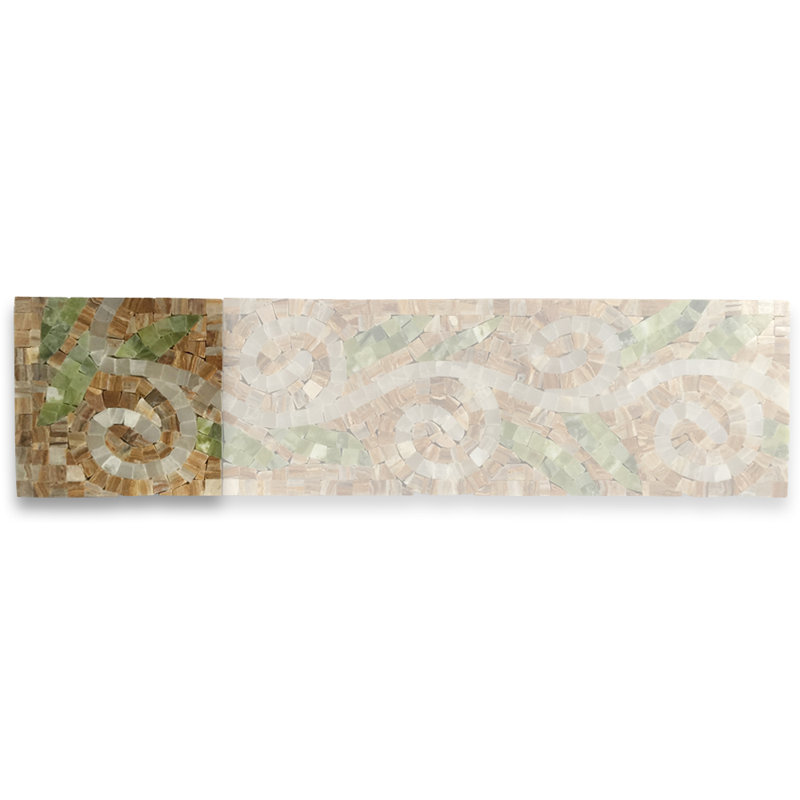 4.7 in. x 4.7 in. Marble Tile