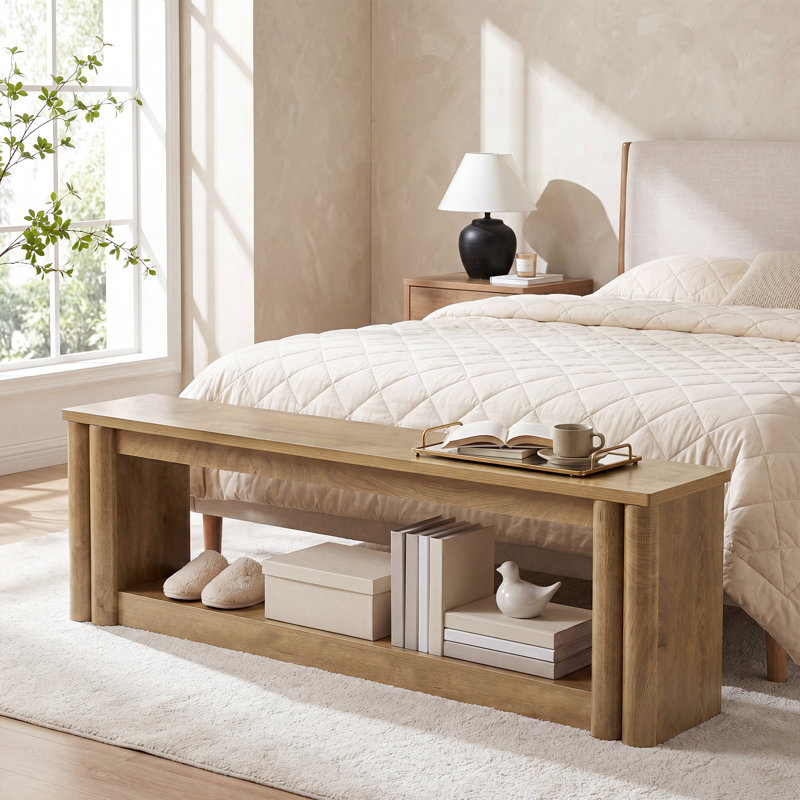 Banc de rangement pour chaussures 70,8 po