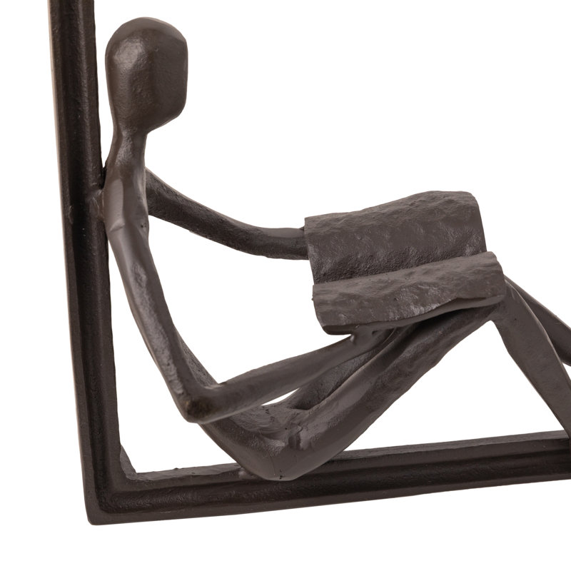 Man Reading on a Window Sill Wall Decor