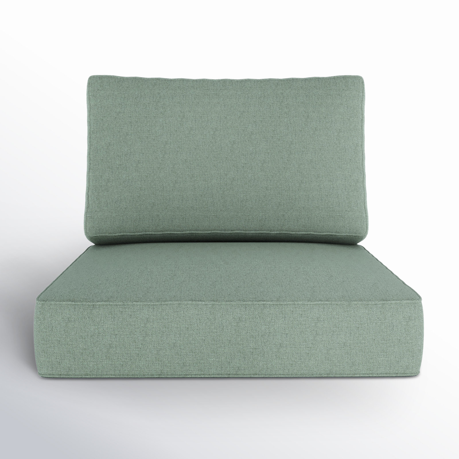 Lani 29" Sunbrella® Seat and Back Cushion, Canvas Spa Sunbrella® Canvas