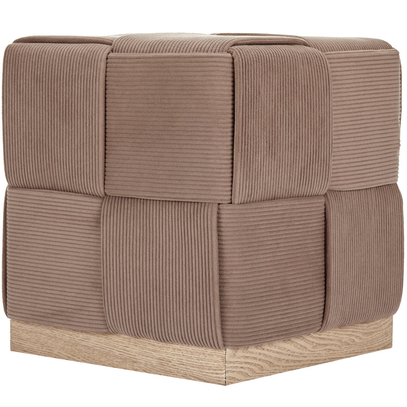Tabouret Scheid, Brun, Bois naturel