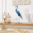 21"H Handmade Metal Heron Statue, 100% Hand-Painted Bird Figurine Décor, Rustic Handicraft Artwork For Bird Lovers-1769890360