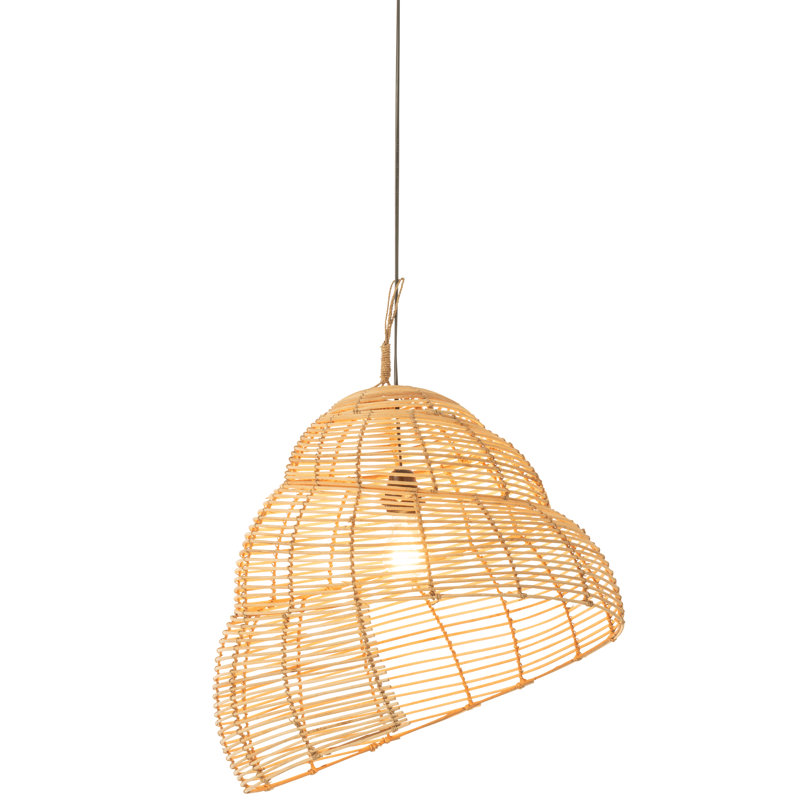 1 - Light Natural Dome Pendant