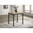 Wilmary Space Saving Rectangular Dining Table Greige Oak