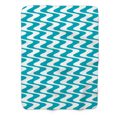 Beach Blocks - 1 pièce Sherpa Premium Couverture 0067