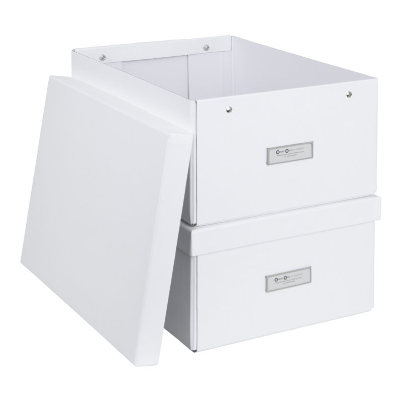 Collapsible Storage Box, White