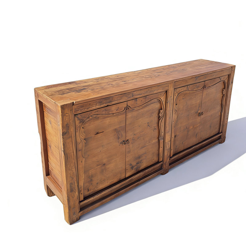 17th Century Double-Door Pine Sideboard