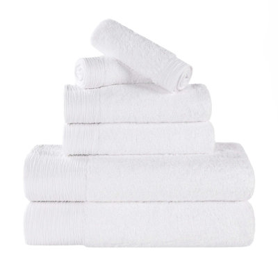 Ensemble de serviettes en rayonne de bambou et en coton mélangé hypoallergénique