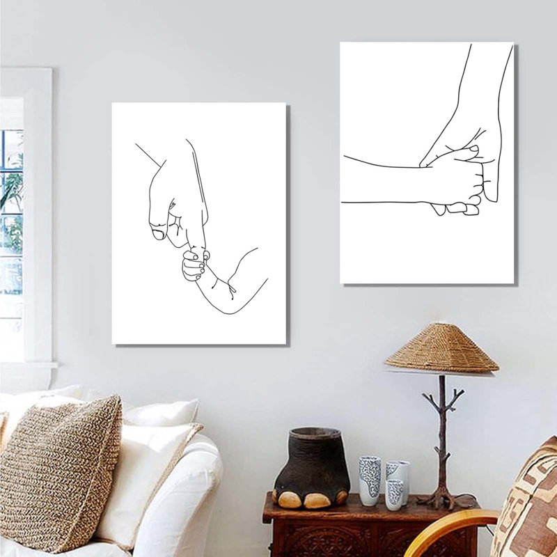 2 Piece Wrapped Canvas Wall Art