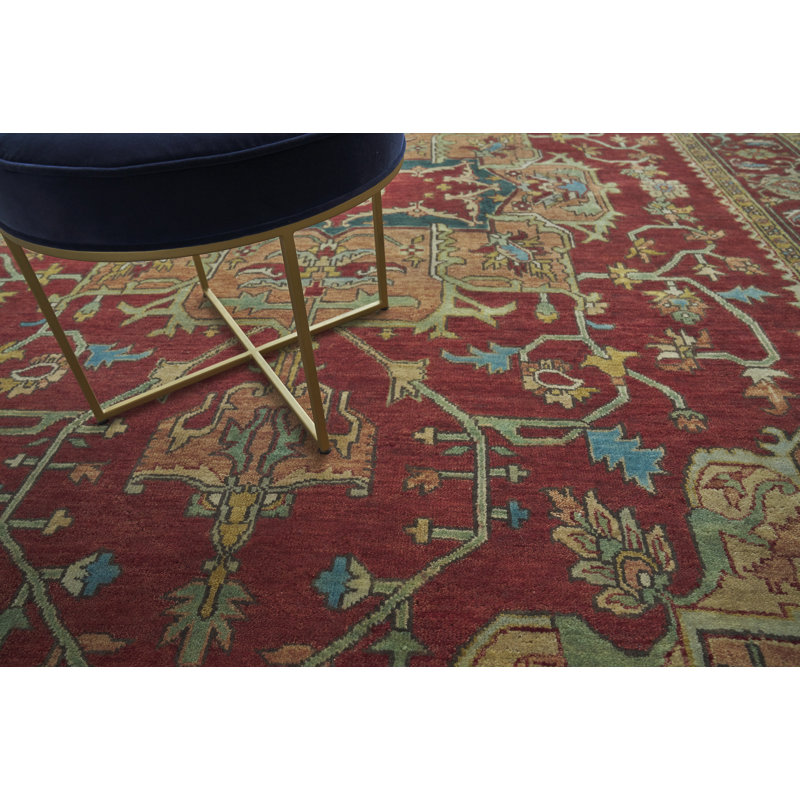 Antique Weave Serapi Wool Oriental Area Rug, Rectangle 15' x 20'