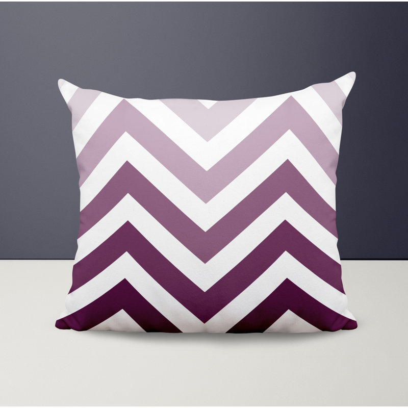Housse et insert de coussin décoratif en polyester, L 17 po x H 17 po, Mauve