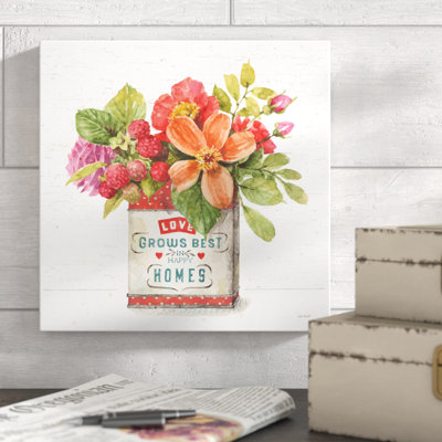 «Country Fresh V» par Lisa Audit - reproduction d'art sur toile
