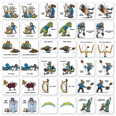 NFL Licensed Memory Match Game