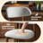 Upholstered Solid Wood Barstool Chair-1667448950