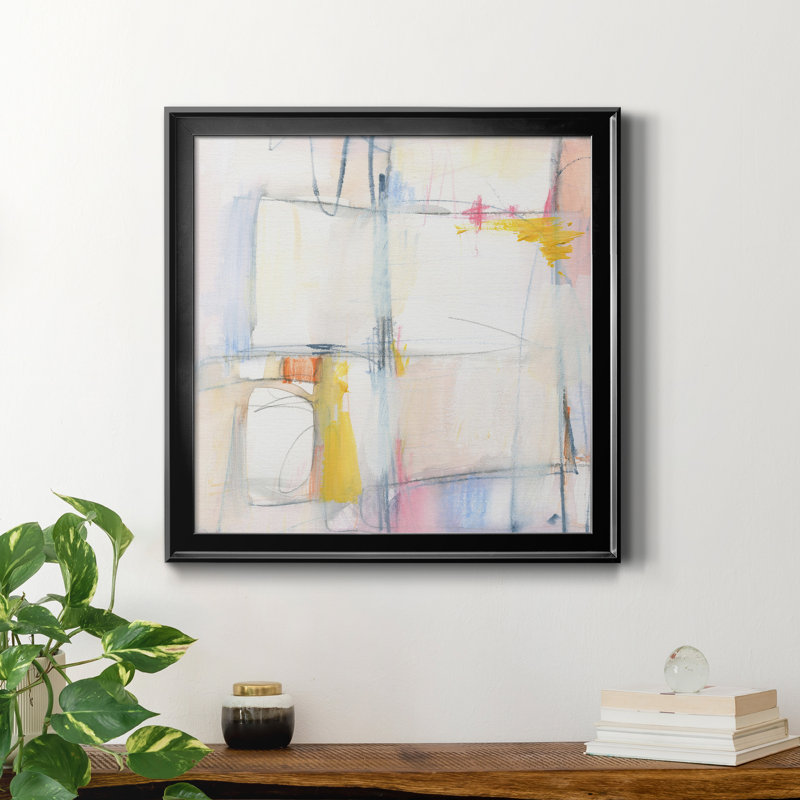 «Pastel Meld I», reproduction encadrée de qualité supérieure - prête à être accrochée, H 26,5 po x l 26,5 po x P 1,5 po