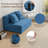 Boneless Queen Folding Sofa Bed – 5-in-1 Convertible Futon Sleeper Chair with Pillows and Side Pockets, Cozy Foam Couch Mattress for Home Office, Guest Room, or Dorm-723265549