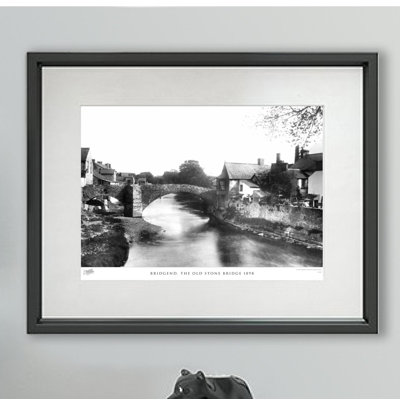 Bridgend, The Old Stone Bridge 1898 by Francis Frith - Single Picture Frame Print