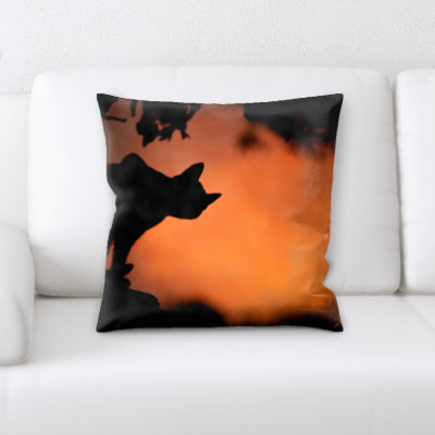 Microsuede Throw Pillow