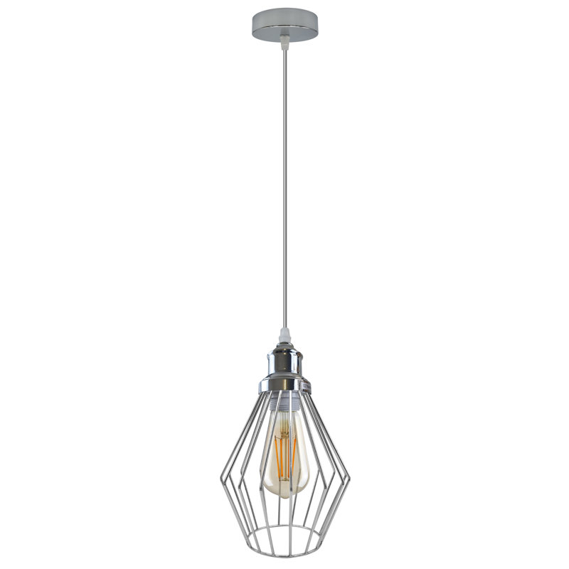 Galette 1 - Light Chrome Single Pendant
