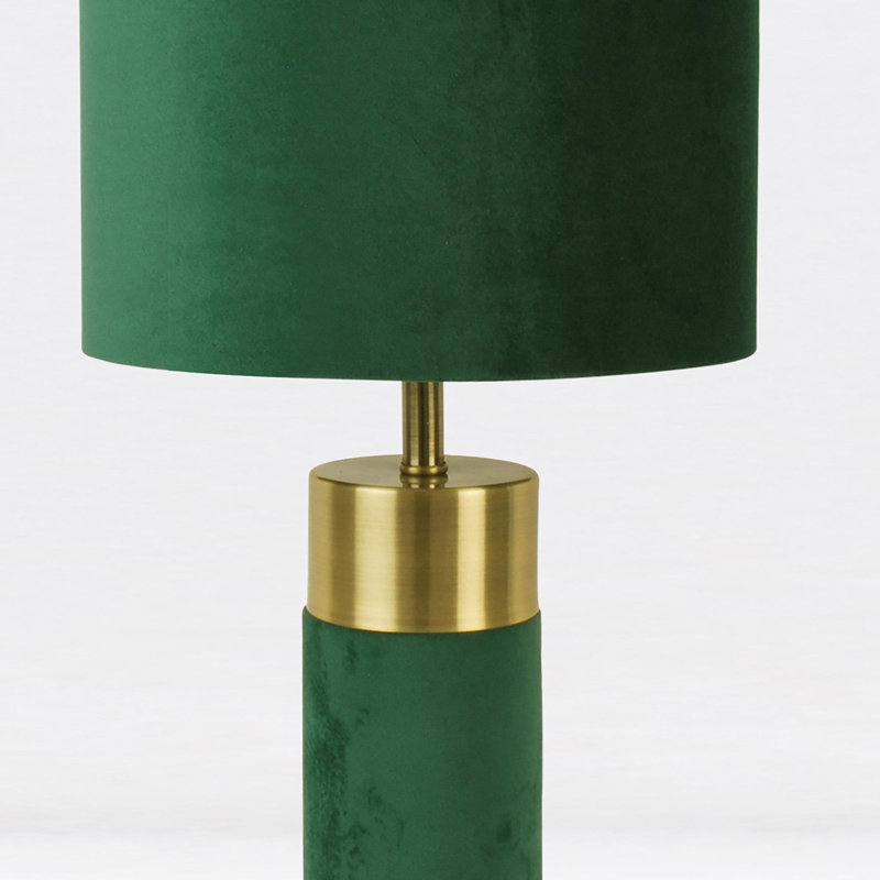 Raubsville Metal Table Lamp, Teal, Green