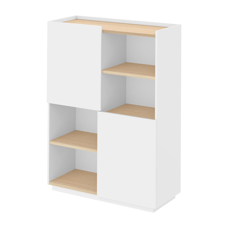 Tynan 100cm Sideboard, Light Oak/White