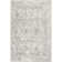 Almirka Medallion Runner Rug for Living Room Bedroom Dining Room Entryway Hallway Kitchen, Ivory/Grey
