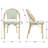 Modern Dining Set With Round Rattan Dining Table And Rattan Dining Chairs For Dining Room, Patio-118348451-118348449